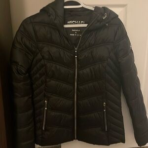 Michael Kors Black Packable Down Jacket - Size S